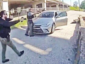 Officers Surround Armed Homicide Suspect Then Gunfire Breaks Out