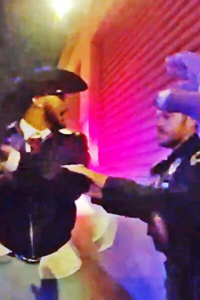 Officer Fires Gun After Being Knocked To The Ground