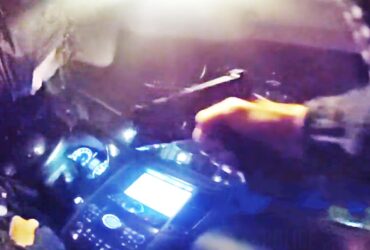 Cop Trapped in Fleeing Getaway Car Shoots Driver