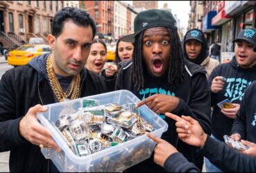 Protecting A Box Of 60 Rolexes In Public!