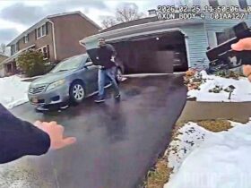 Bodycam Shows Officers Battling Armed Man With Knife And TV