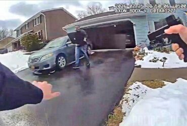 Bodycam Shows Officers Battling Armed Man With Knife And TV