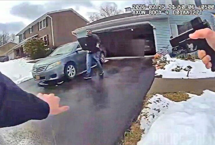 Bodycam Shows Officers Battling Armed Man With Knife And TV