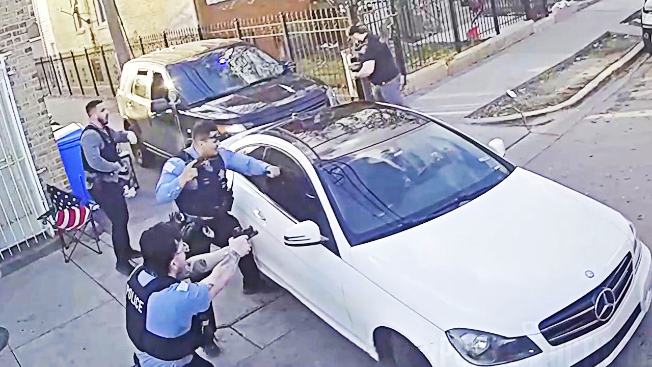 Chicago Cop Shoots Armed Suspect Trapped After Bus Collision