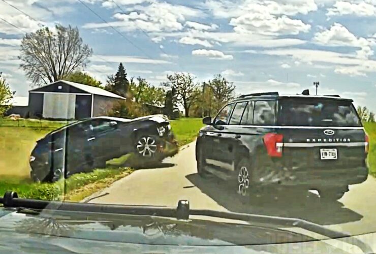 High Speed Chase Of Stolen Vehicle Ends In Rollover Crash