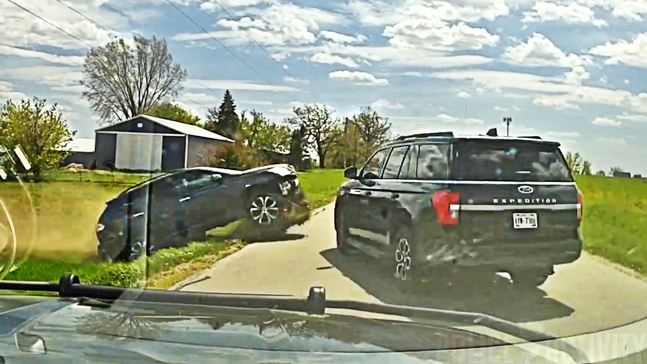 High Speed Chase Of Stolen Vehicle Ends In Rollover Crash