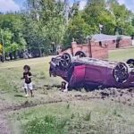 Toddler Escapes Rollover Crash After Mom's Police Chase