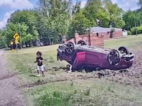 Toddler Escapes Rollover Crash After Mom's Police Chase