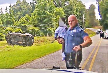 Troopers Rescue Children After High Speed Pursuit Ends in Rollover Crash
