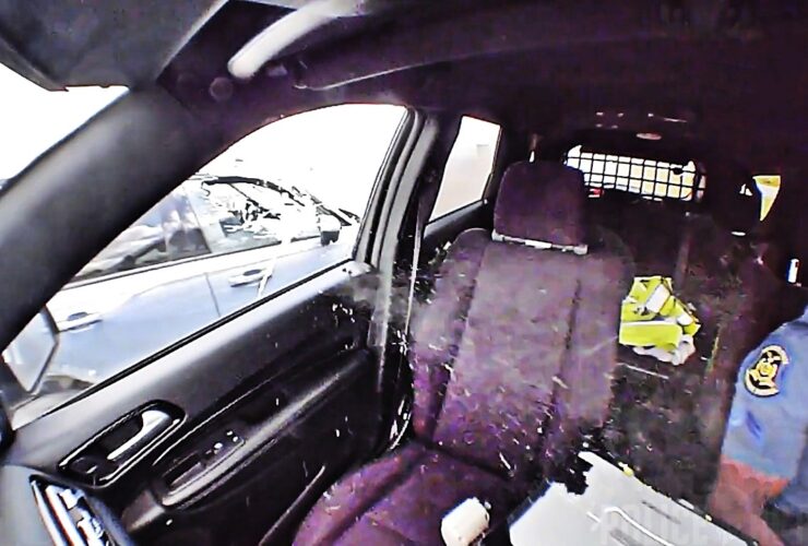 Suspect Shoots At Officer During PIT Maneuver
