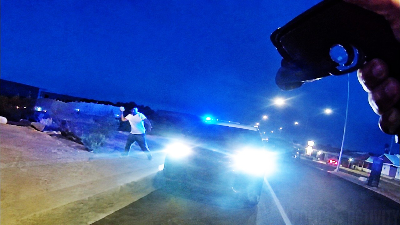 Man Throws Rocks at Cruiser Then Leads Tucson Police on Foot Chase