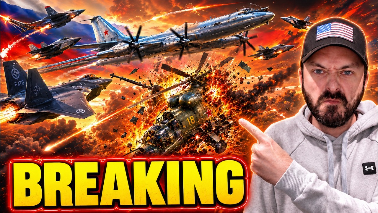 NATO Scrambles Jets Against Russian Bomber – Helicopter SHOT DOWN