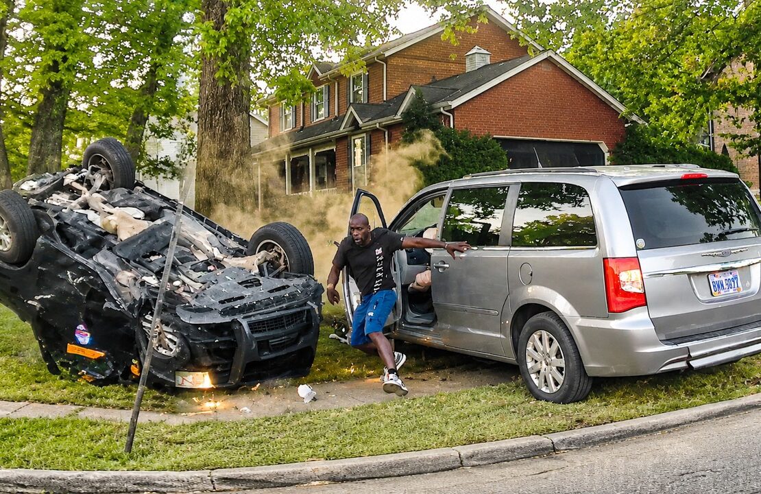 Suspect In Stolen Vehicle Slams Into Police Cruiser During Pursuit
