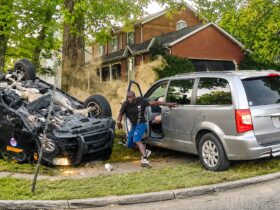 Suspect In Stolen Vehicle Slams Into Police Cruiser During Pursuit