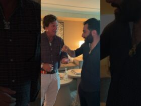Delivering a Gift for Conor McGregor #ufc #tuckercarlson #traxnyc