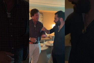 Delivering a Gift for Conor McGregor #ufc #tuckercarlson #traxnyc