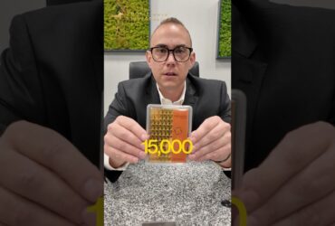 Valcambi CombiBar made of pure gold