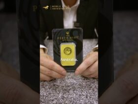 Gold bars from the Perth Mint in Australia