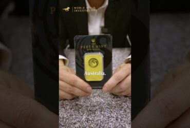 Gold bars from the Perth Mint in Australia