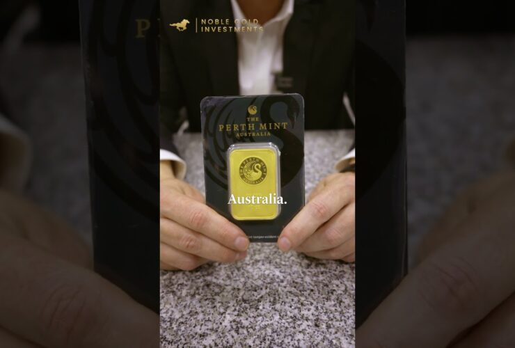 Gold bars from the Perth Mint in Australia