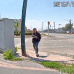 Police Chase Ends When Suspect Charges Officer With Knife