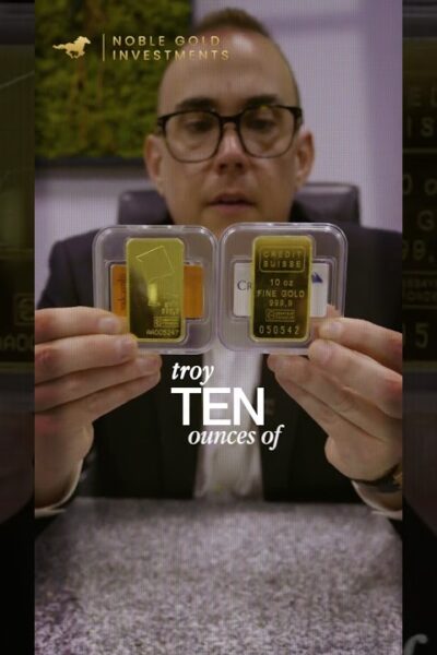 The Two Most Popular Swiss Gold Bars, Side by Side
