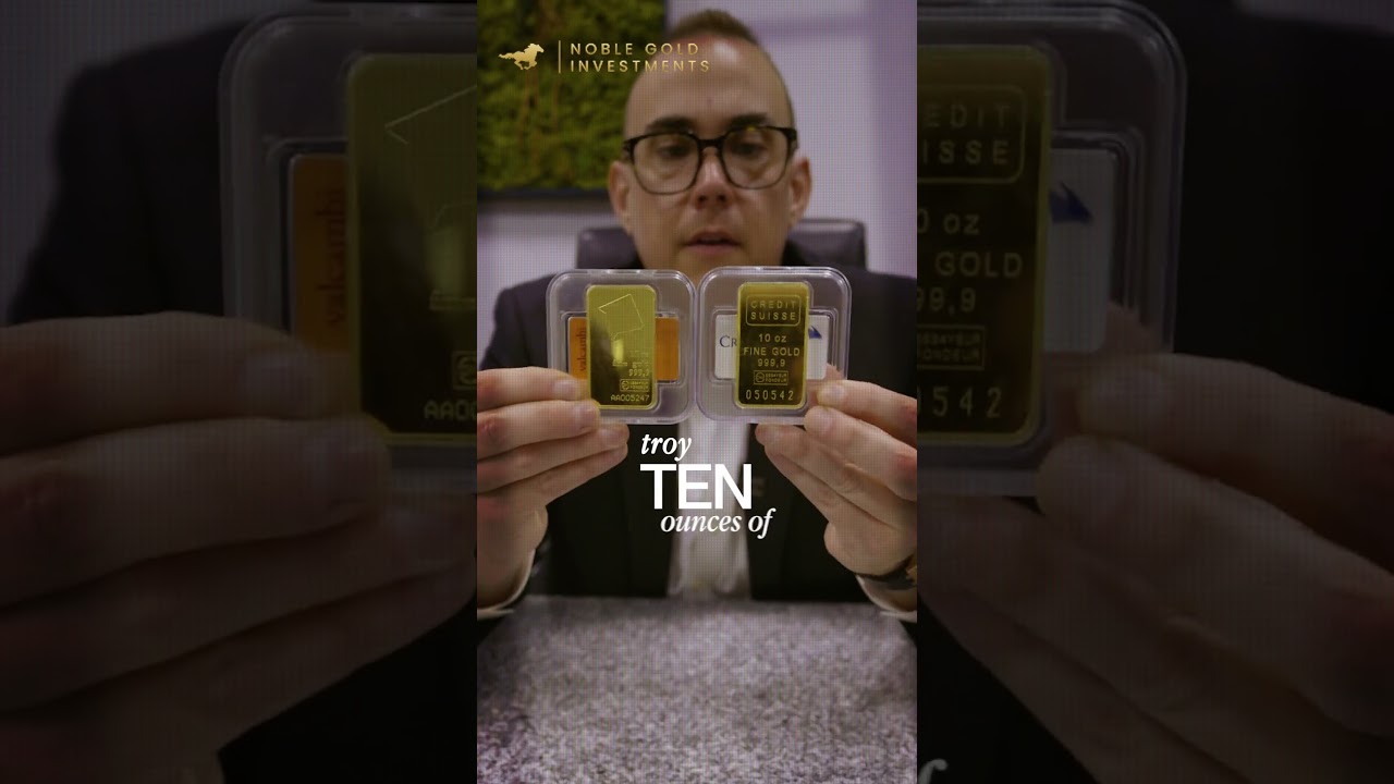 The Two Most Popular Swiss Gold Bars, Side by Side