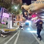Man Pulls Gun & Fires at Two People in Front of Police