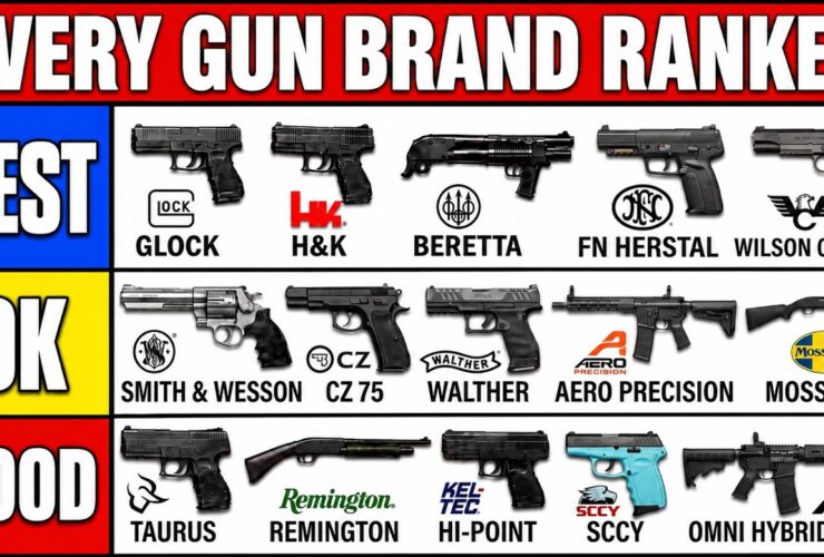 Every Major Gun Brand RANKED From Worst to Best (The Results Will Shock You!)