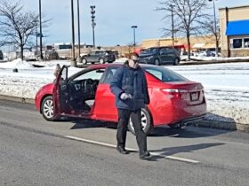 Officers Fire After Man Exits Car Holding a Gun