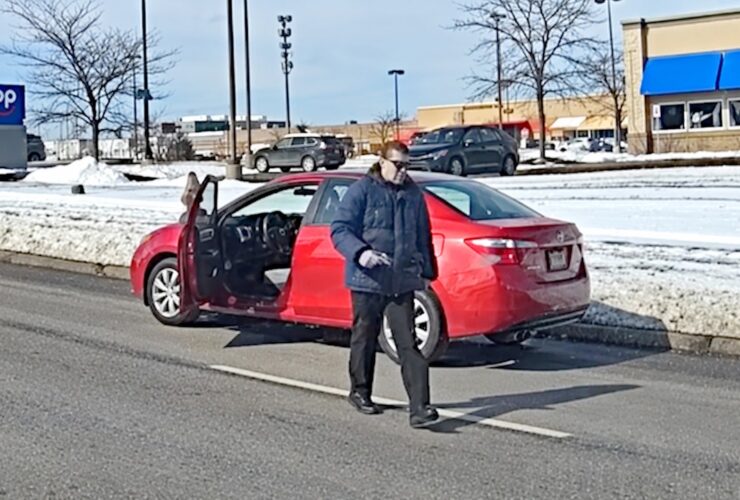 Officers Fire After Man Exits Car Holding a Gun