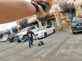 California Officers Shoot Suspect Wielding Homemade Spear Knives