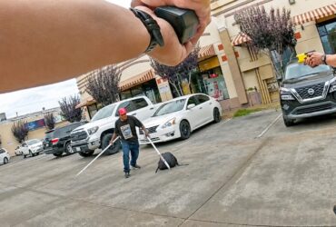 California Officers Shoot Suspect Wielding Homemade Spear Knives