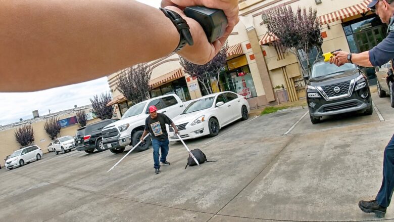 California Officers Shoot Suspect Wielding Homemade Spear Knives