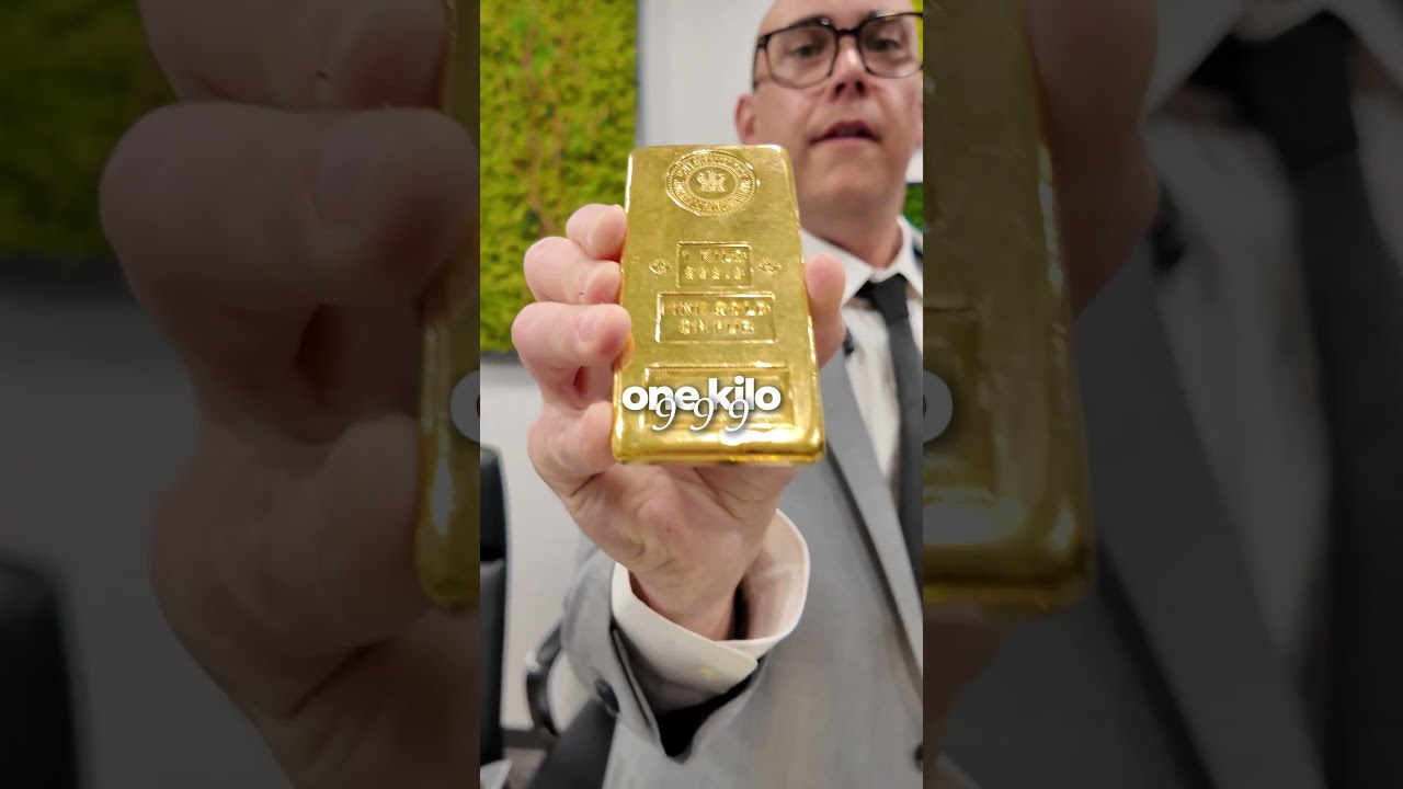 0,000 in Physical Gold Bars Stacked!