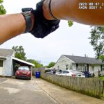 Armed Man Points Two Guns at Police Before Shootout Erupts