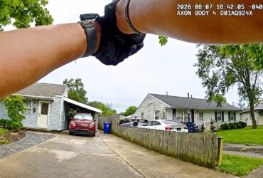 Armed Man Points Two Guns at Police Before Shootout Erupts