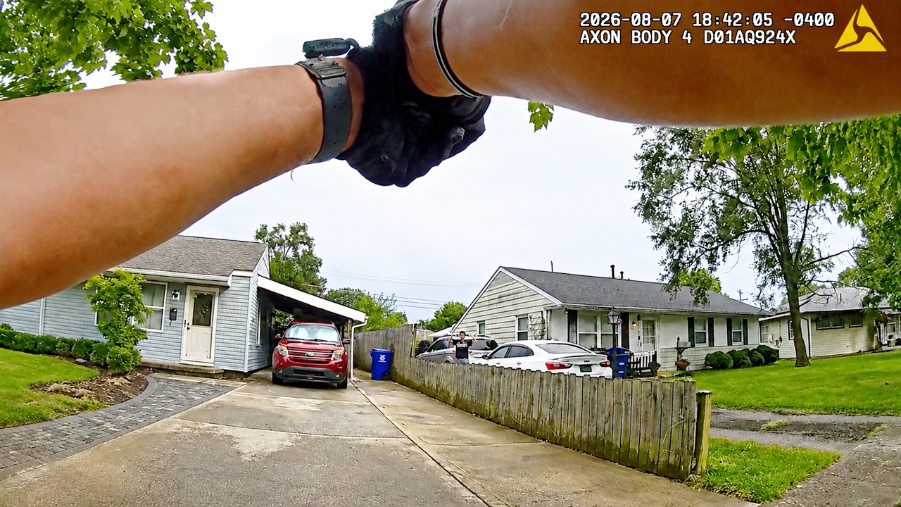 Armed Man Points Two Guns at Police Before Shootout Erupts