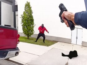 Man Shoots His Ex-Girlfriend Then Turns Gun on Officer