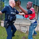 Female Officer Challenges Suspect To Fight Before Chaotic Arrest