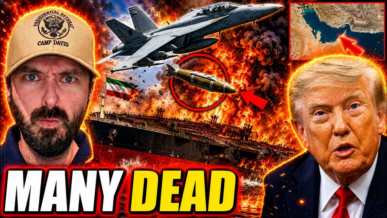 Iran Ships LIT UP By U.S. Fighter Jets – Trump Shows No Mercy