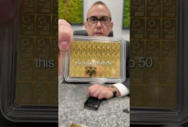 This 50g Gold Bar Fits Right in Your Wallet!