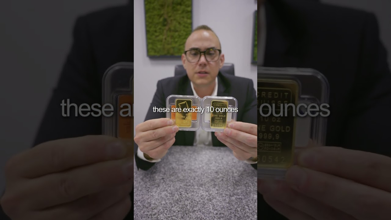 Which 10 oz Swiss Gold Bar Would You Pick?
