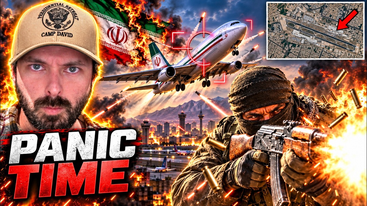 BREAKING: Secret Iran Plane FLEES As Gunfights SHRED Regime