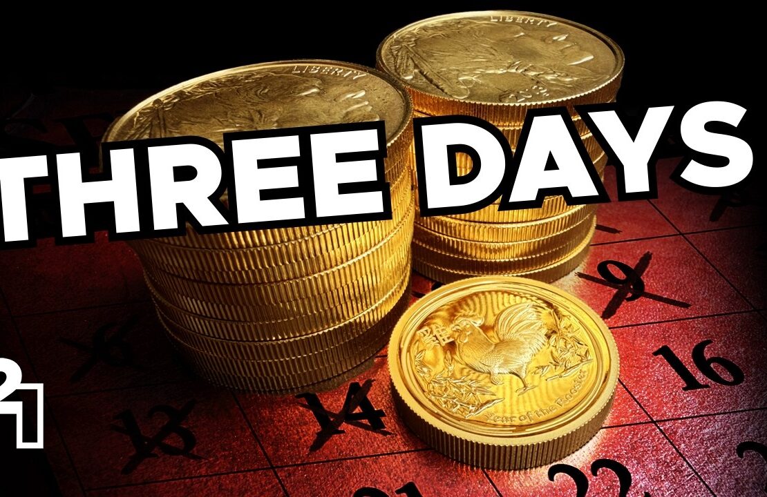 Gold Buyers Have 3 Days. ~90% Expect the Worst