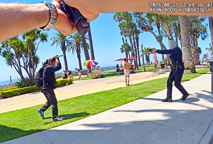 Officer Opens Fire After Man Charges Officer With Large Blade