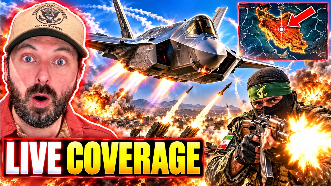 BREAKING: Mystery Fighter Jets ENTER Iran – UPRISINGS BEGIN | LIVE Q&A