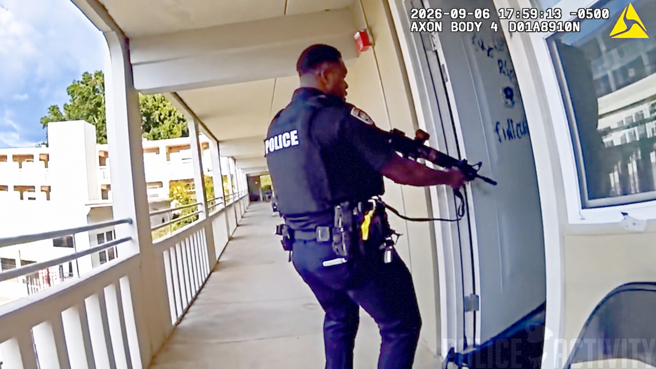 One Shot Ends Balcony Standoff After Cop Spots Suspect With Gun